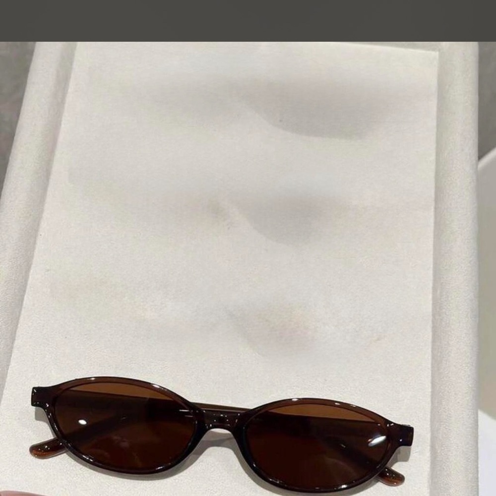 Brand new Brown Oval Sunglasses